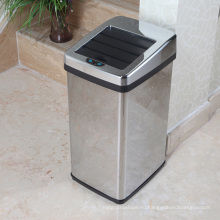 Четырехсторонний мусорный ящик для металлических сенсоров для гостиницы / офиса / зала (B-30LB)